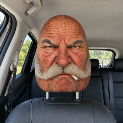 Car Joker headrest cover - Alpine Grandpa