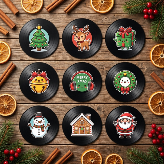 9 extra collectible Christmas carol NFC discs