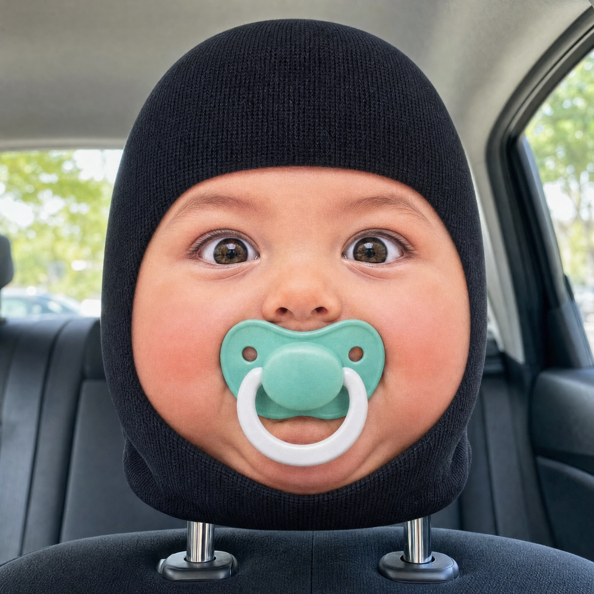 Car Joker headrest cover - Binky Bella